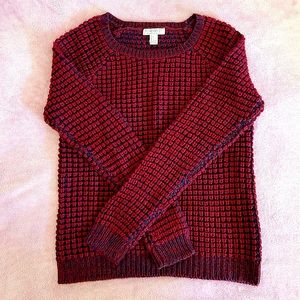 Forever 21 Warm Red Sweater Size Large